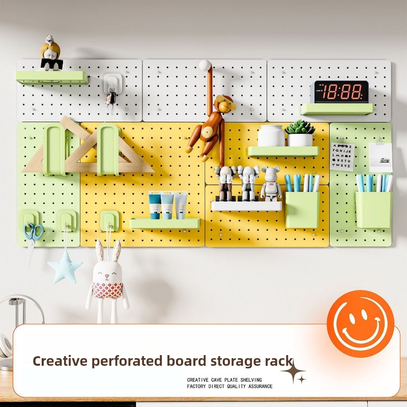 Home Office Kitchen - Papan Lubang DIY Pelat Logam Ruang