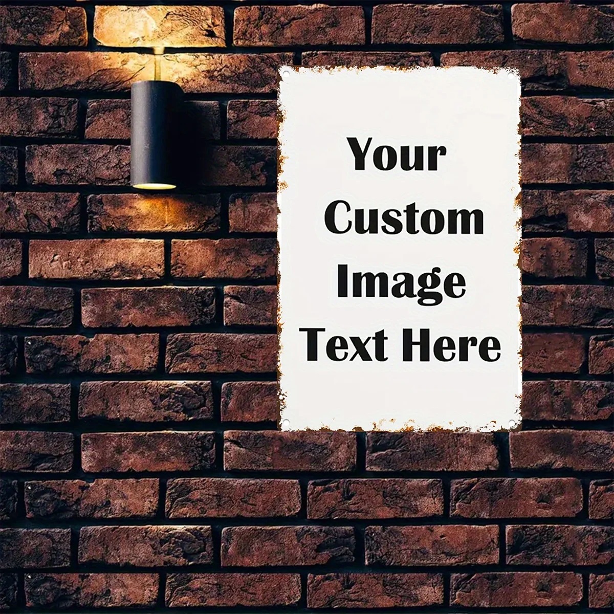 Home Office Image - Papan Tanda Foto & Teks Kustom