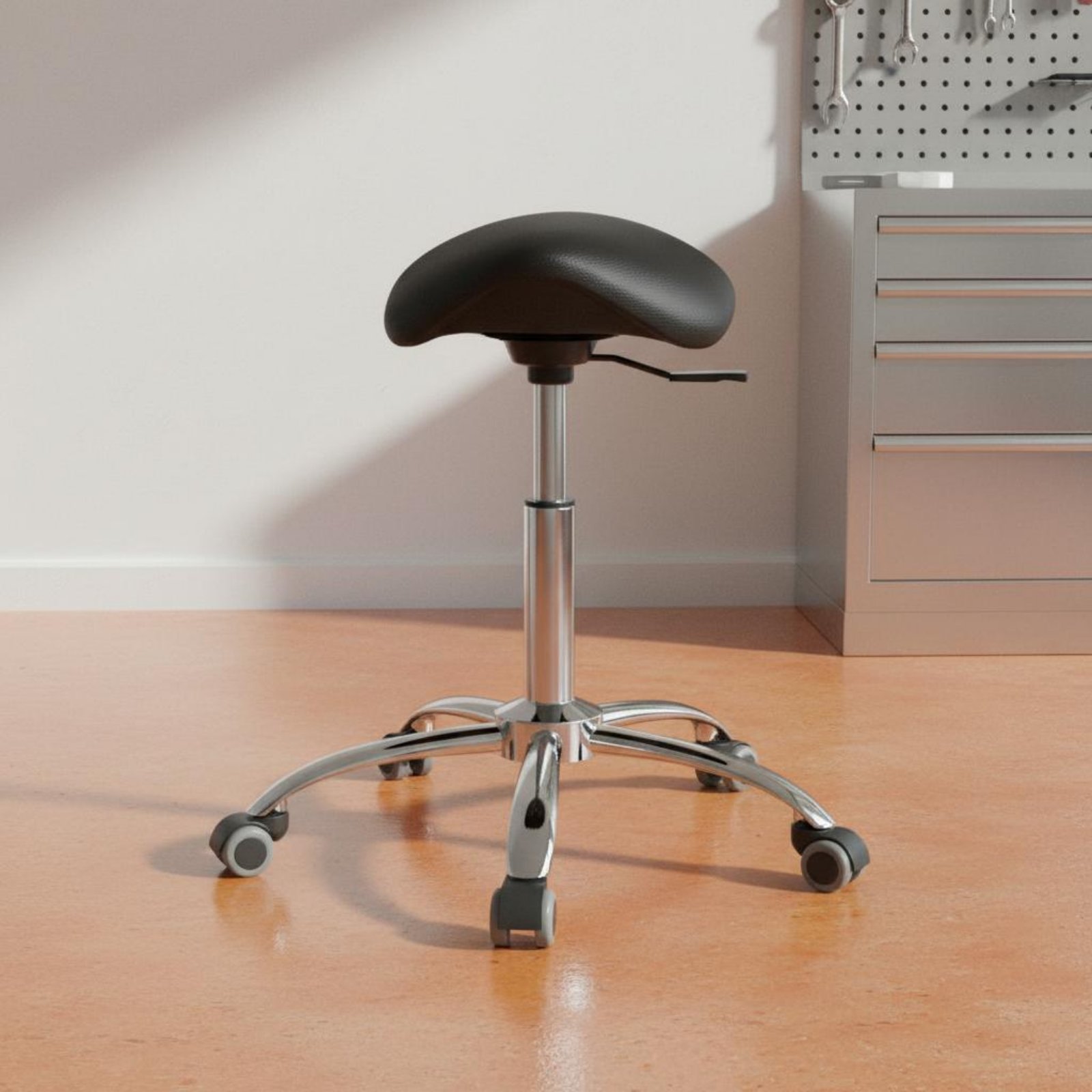 Ergonomic Office Chair - Kursi Sadel Putar Tugas Berat Ergonomis,