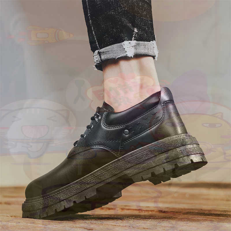 Home Office News Uk - Sepatu Pria Tenis Pelatih Fashion Kulit