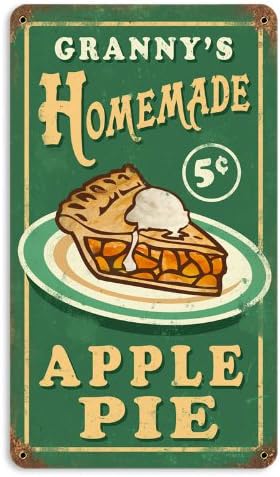 Home Office Kitchen - Papan Logam Antik Lucu Bertuliskan Grannys