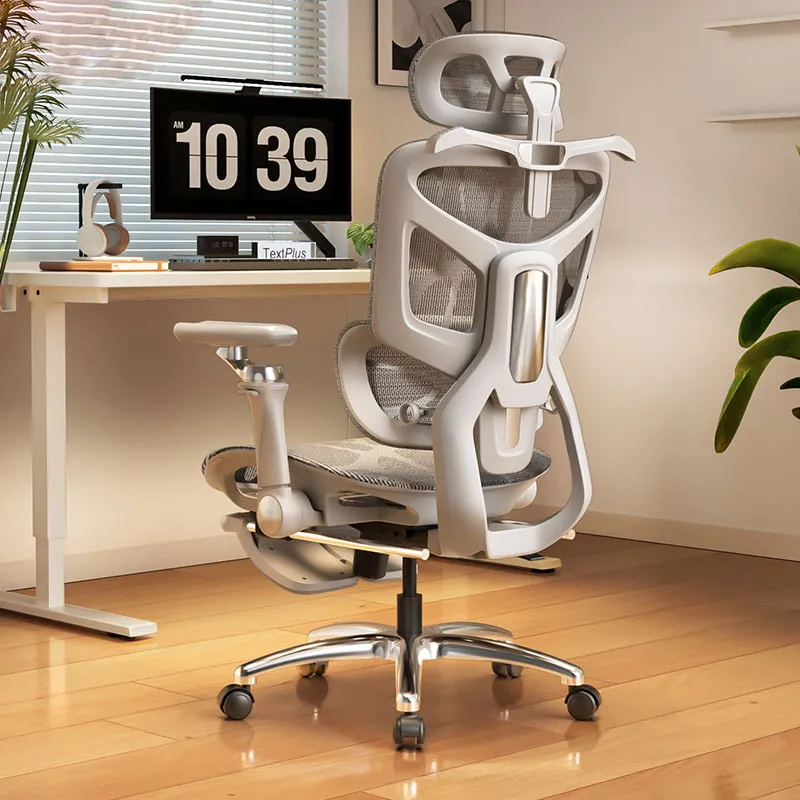 Home Office Work - Kursi Komputer Ergonomis dengan Penyangga Pinggang,