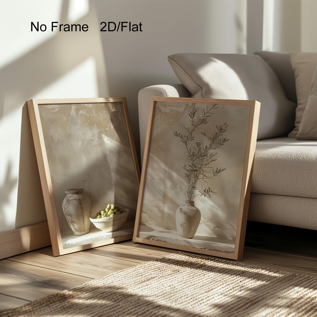 Home Office For Two - Set Seni Dinding Still Life Zaitun