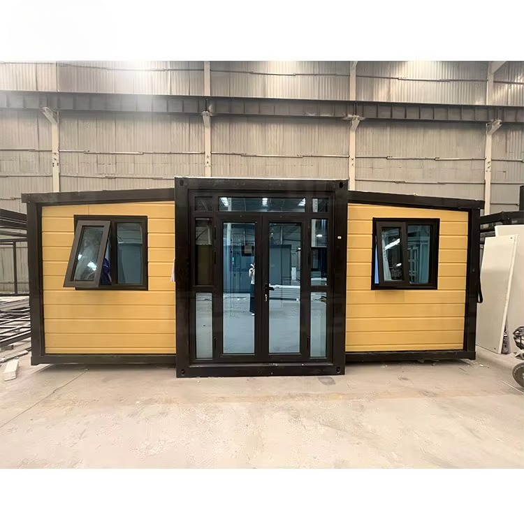 Home Office Kitchen - Rumah Kontainer Kabin Kuning Hangat 20ft