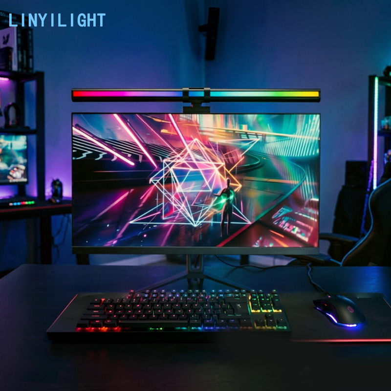 Lampu LED RGB 60/80Cm Lampu Mo - Home Office Work ulasan dan harga