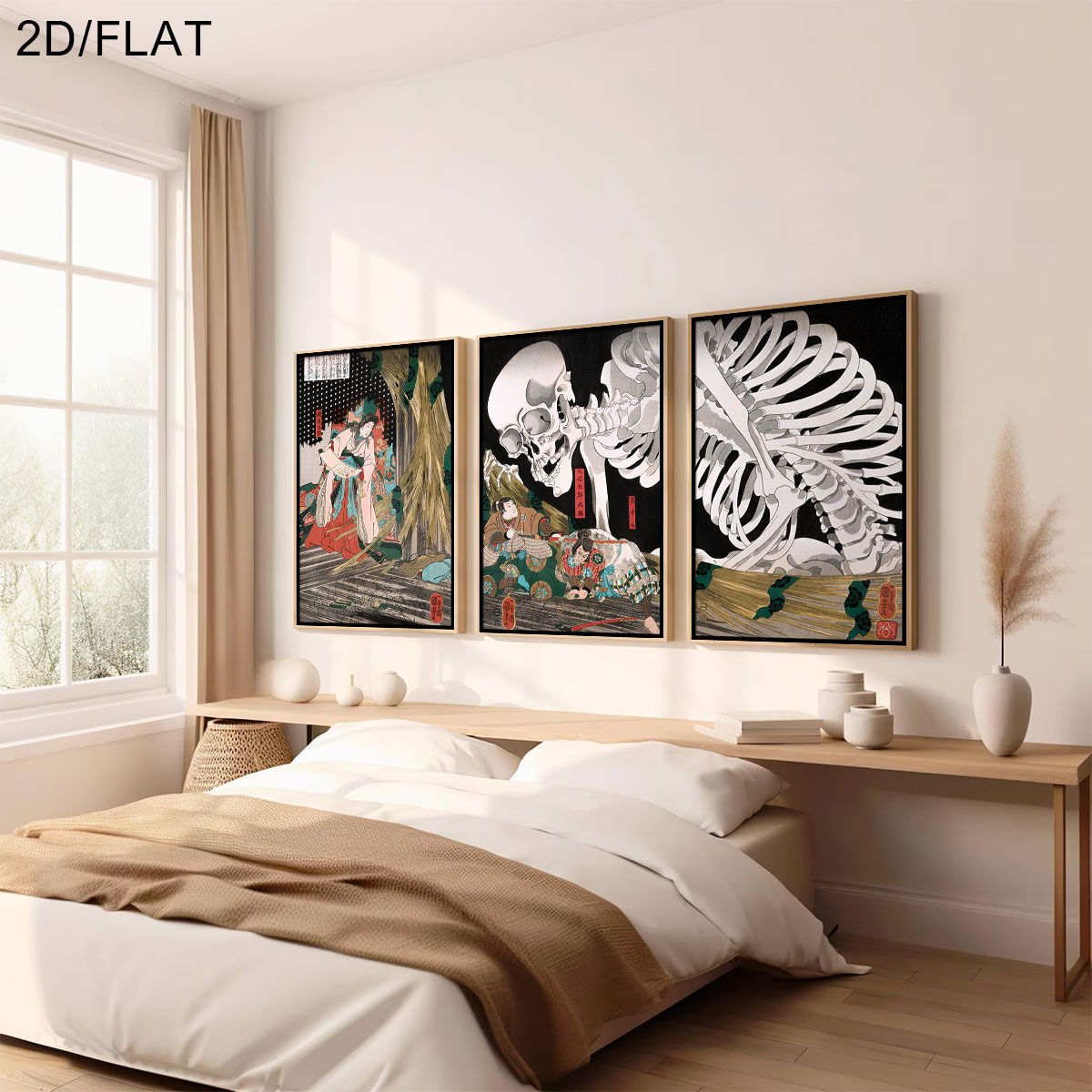 3 Buah Seni Dinding Kanvas Tak - Home Office Image ulasan dan harga