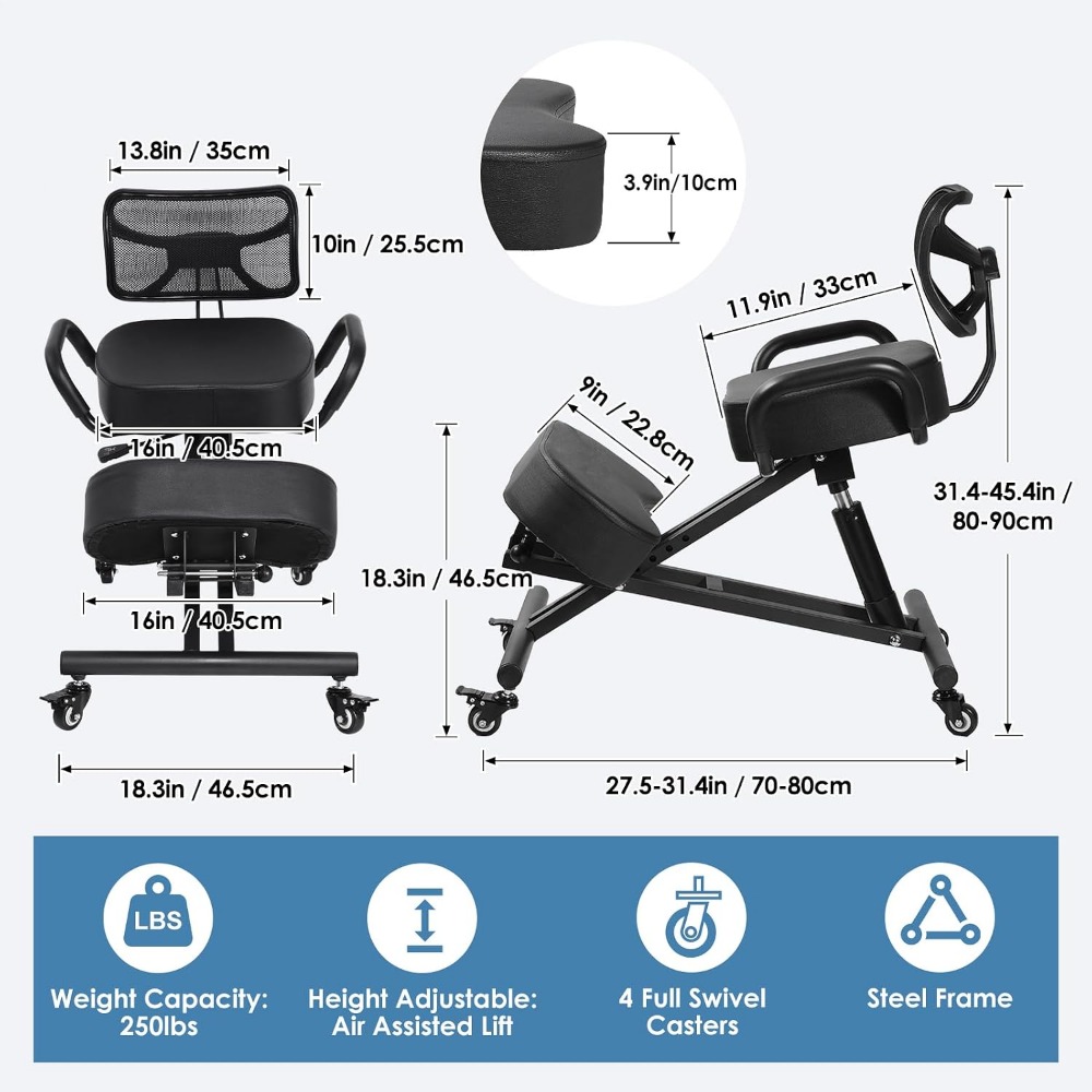 Kursi Berlutut Ergonomis yang  - Ergonomic Office Chair ulasan dan harga