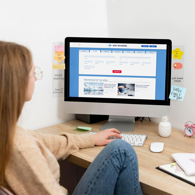 2 Buah Papan Memo Monitor untu - Home Office Work ulasan dan harga