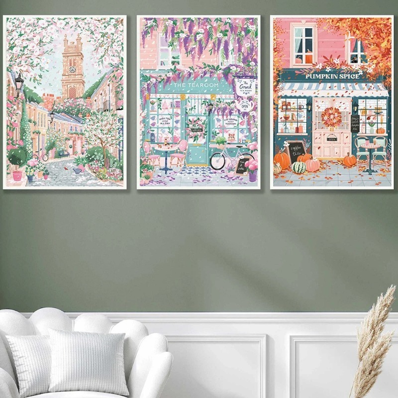 Poster Perjalanan Paris London - Home Office Image ulasan dan harga