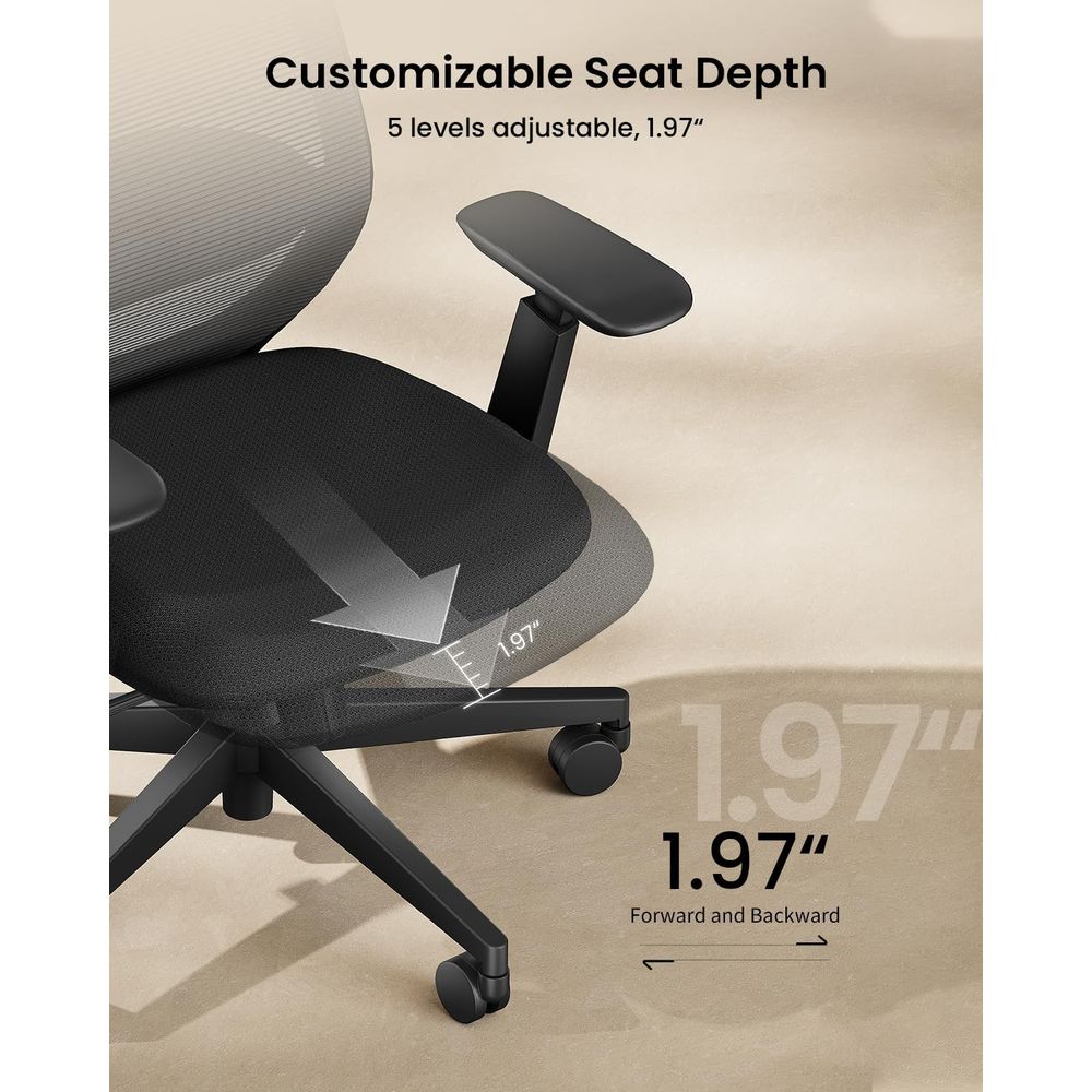 Kursi Kantor Ergonomis High-Ba - Home Office Hours ulasan dan harga