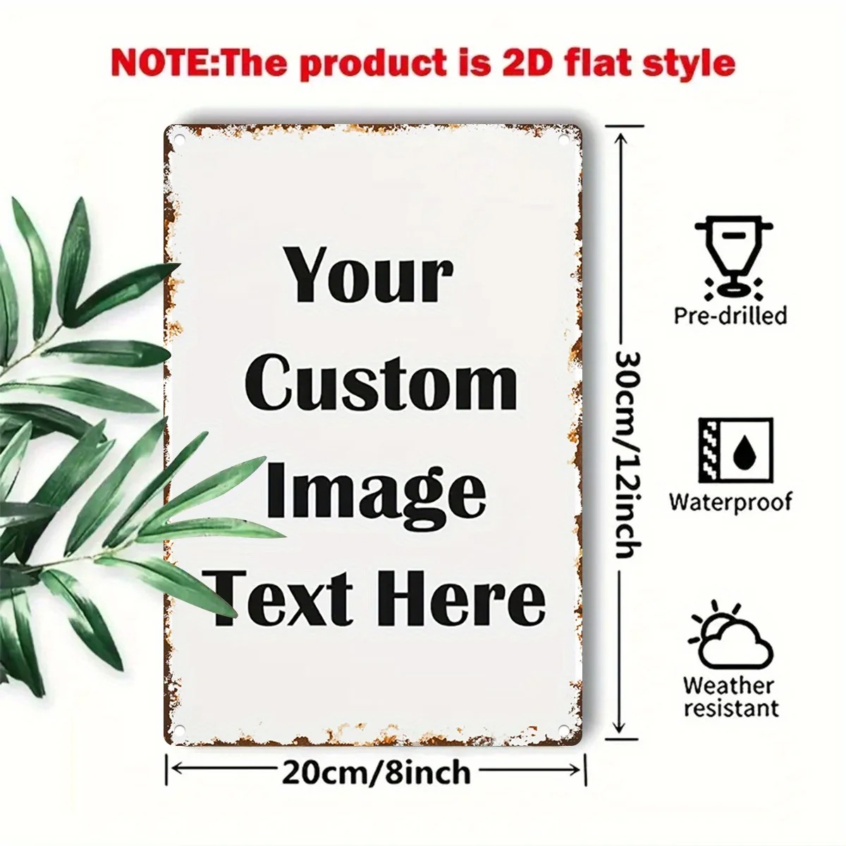 Papan Tanda Foto & Teks Kustom - Home Office Image ulasan dan harga
