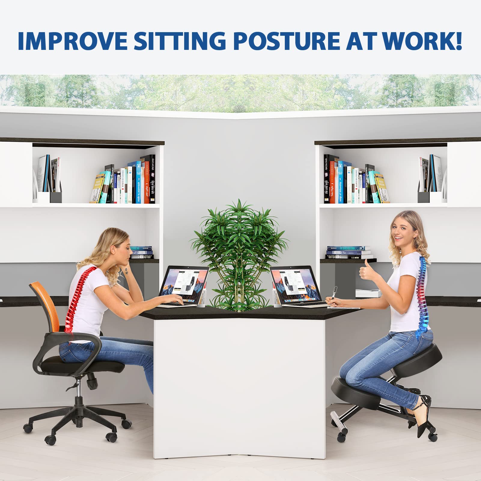 Kursi Berlutut Ergonomis untuk - Ergonomic Office Chair ulasan dan harga