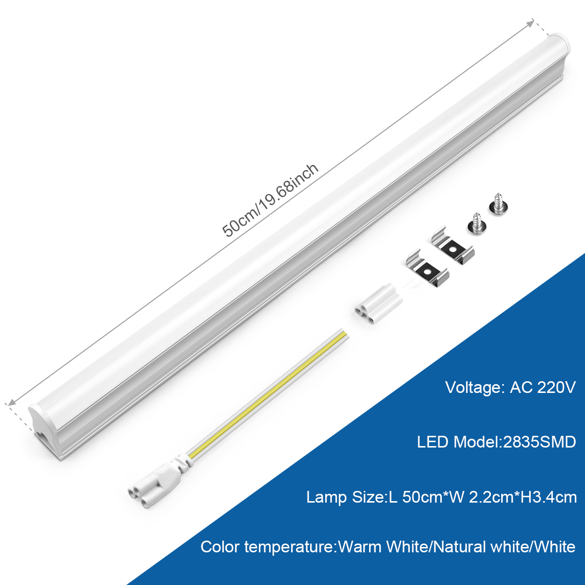 Lampu Tabung LED T5 15W 50Cm,  - Home Office Hours ulasan dan harga