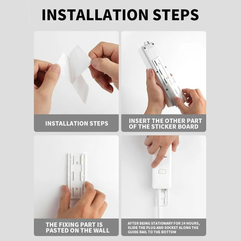 Penyangga Stop Kontak Tempel D - Home Office Kitchen ulasan dan harga