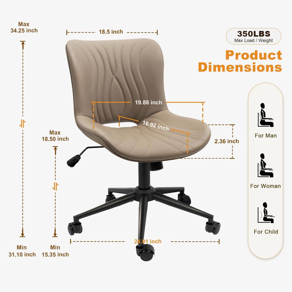 Kursi Meja Putar Ergonomis yan - Home Office Chair ulasan dan harga