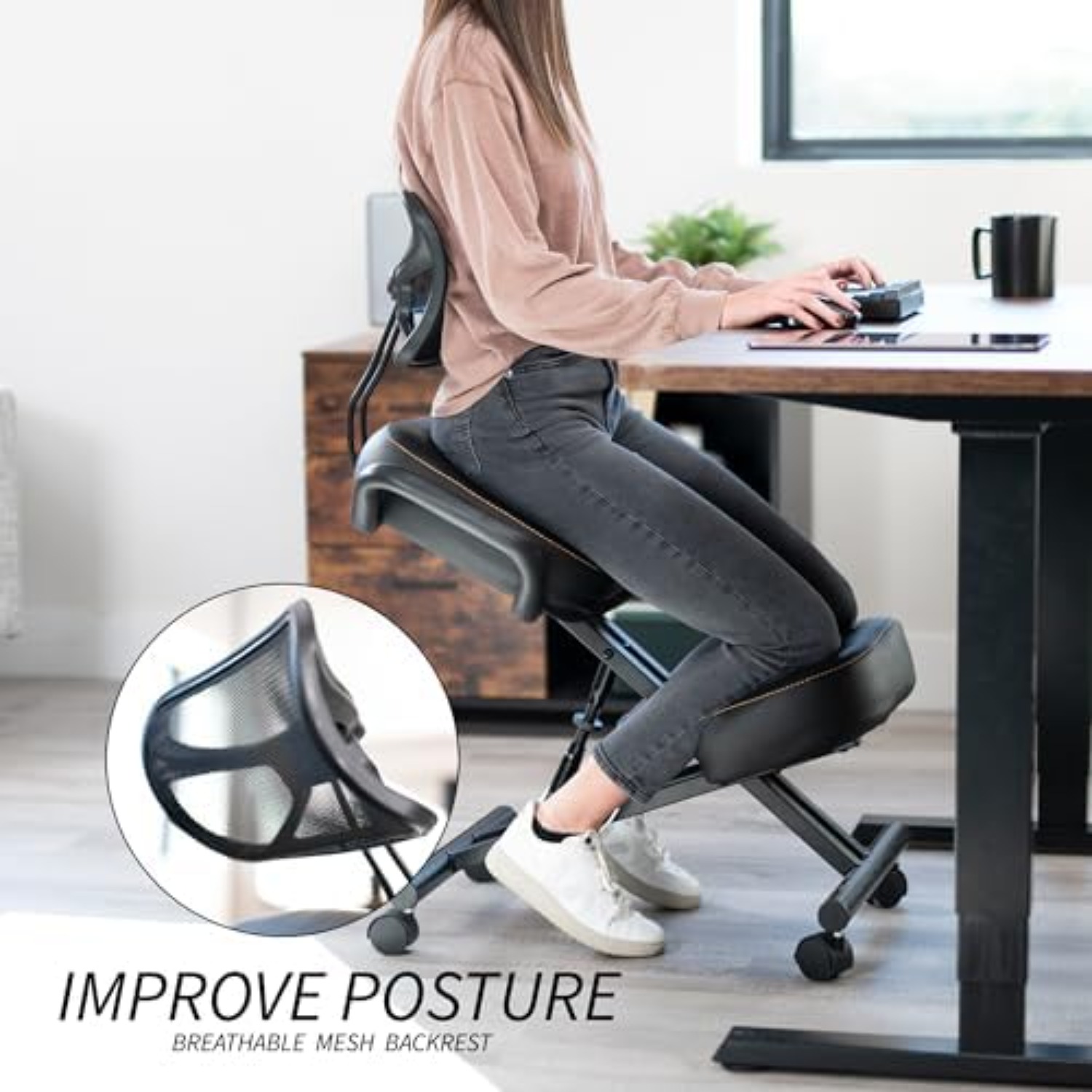 DRAGONN Kursi Berlutut Ergonom - Ergonomic Office Chair ulasan dan harga