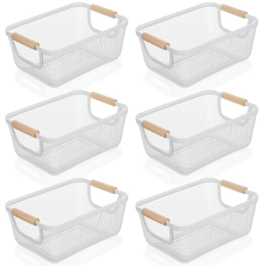 6 Buah Keranjang Kawat Logam d - Home Office Kitchen ulasan dan harga