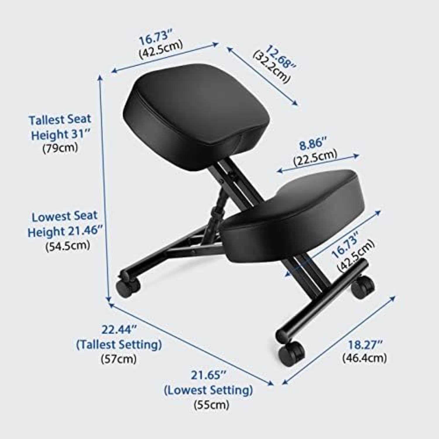 Kursi Berlutut Ergonomis, Kurs - Ergonomic Office Chair ulasan dan harga