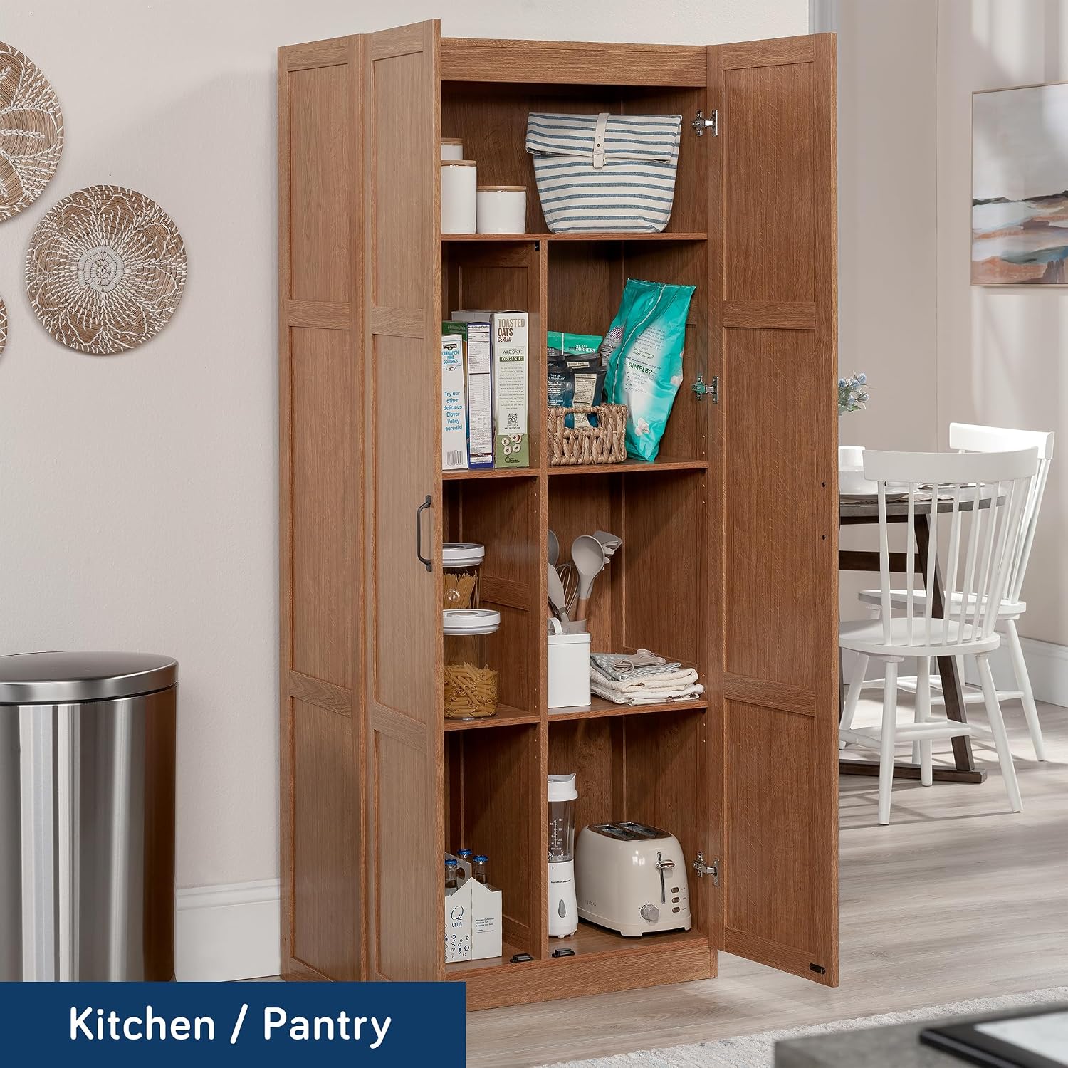 Lemari Penyimpanan Tinggi, Uni - Home Office Kitchen ulasan dan harga