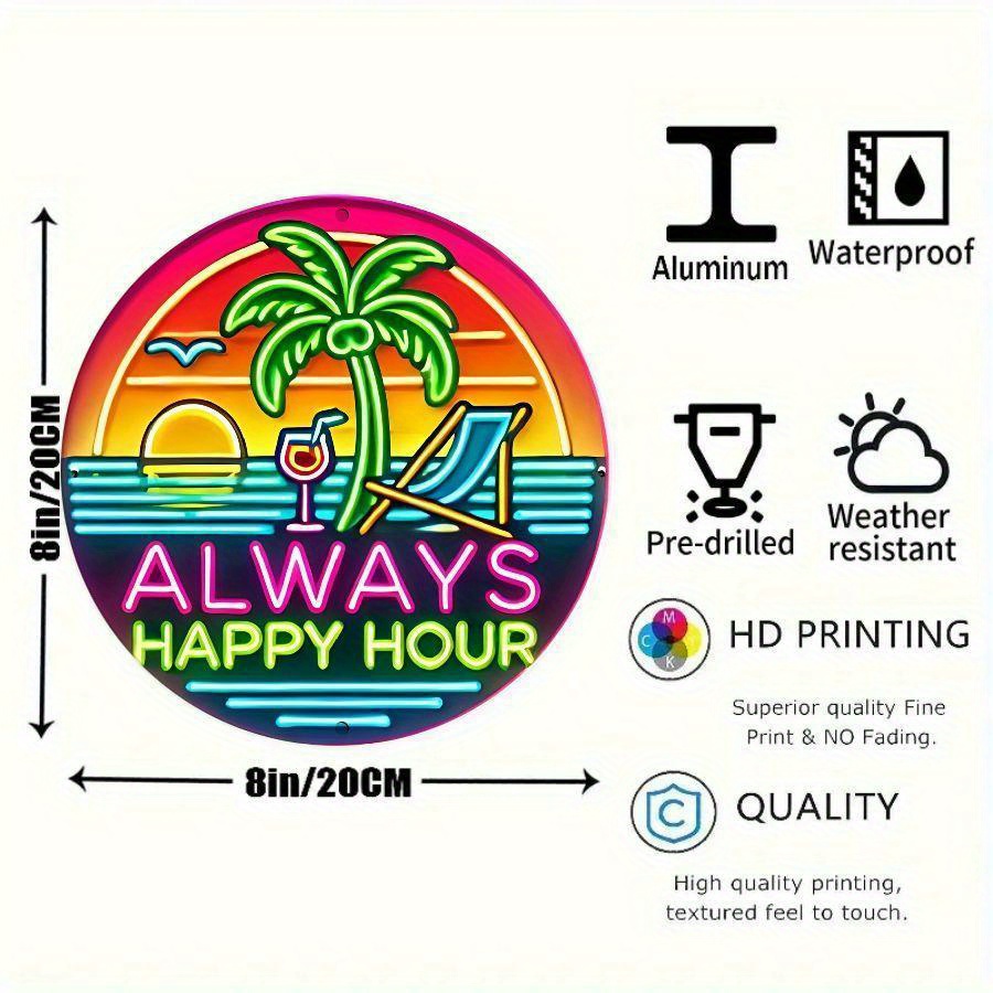 [Papan Tanda Neon 20,32cm] Pap - Home Office Hours ulasan dan harga