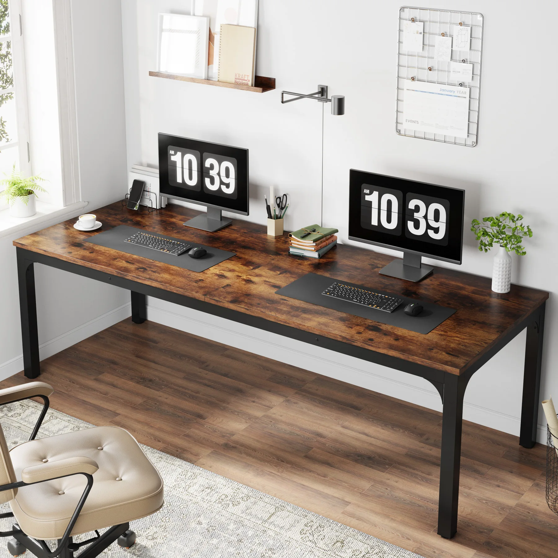 Tribeigns meja komputer 78.7 i - Home Office Ikea ulasan dan harga