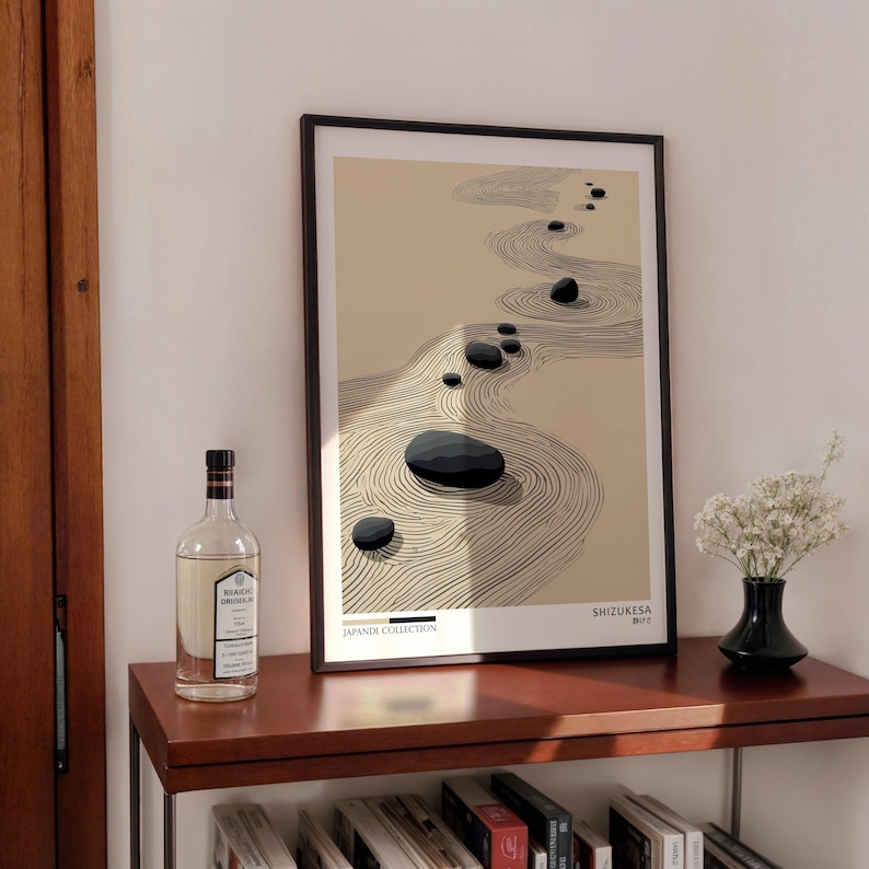 2 Buah Poster Seni Dinding Kan - Home Office For Two ulasan dan harga