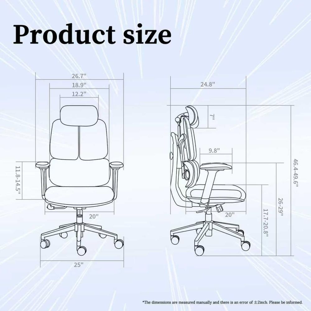 Kursi Kantor Ergonomis Berkapa - Ergonomic Office Chair ulasan dan harga