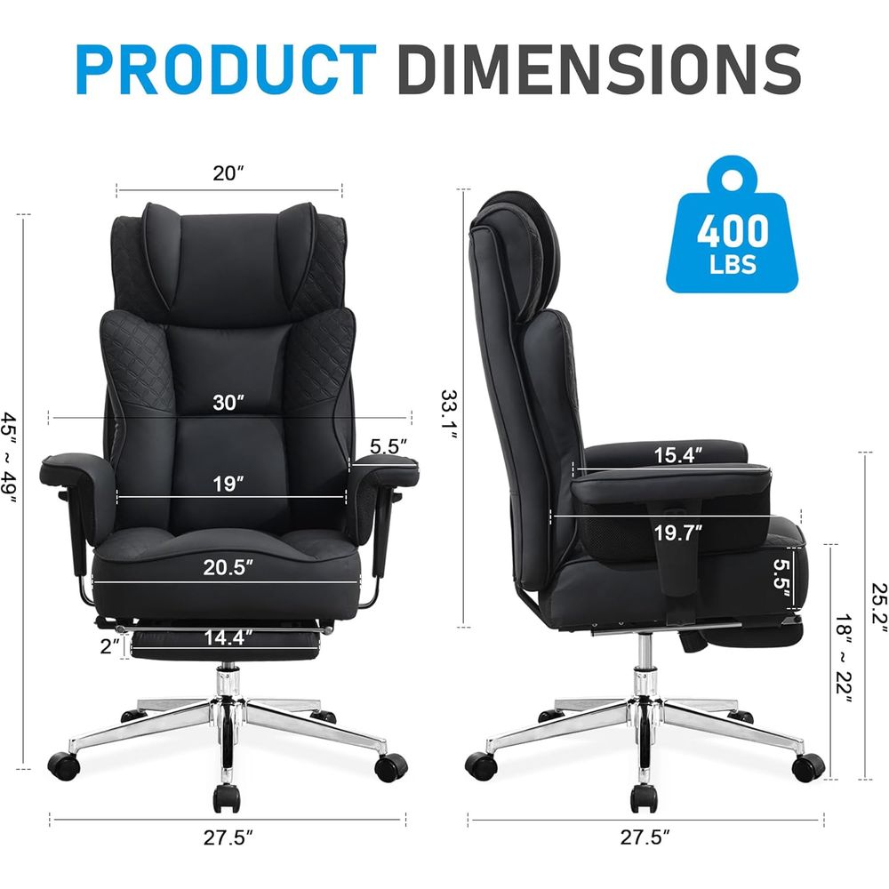 Kursi Kantor Besar dan Tinggi, - Ergonomic Office Chair ulasan dan harga