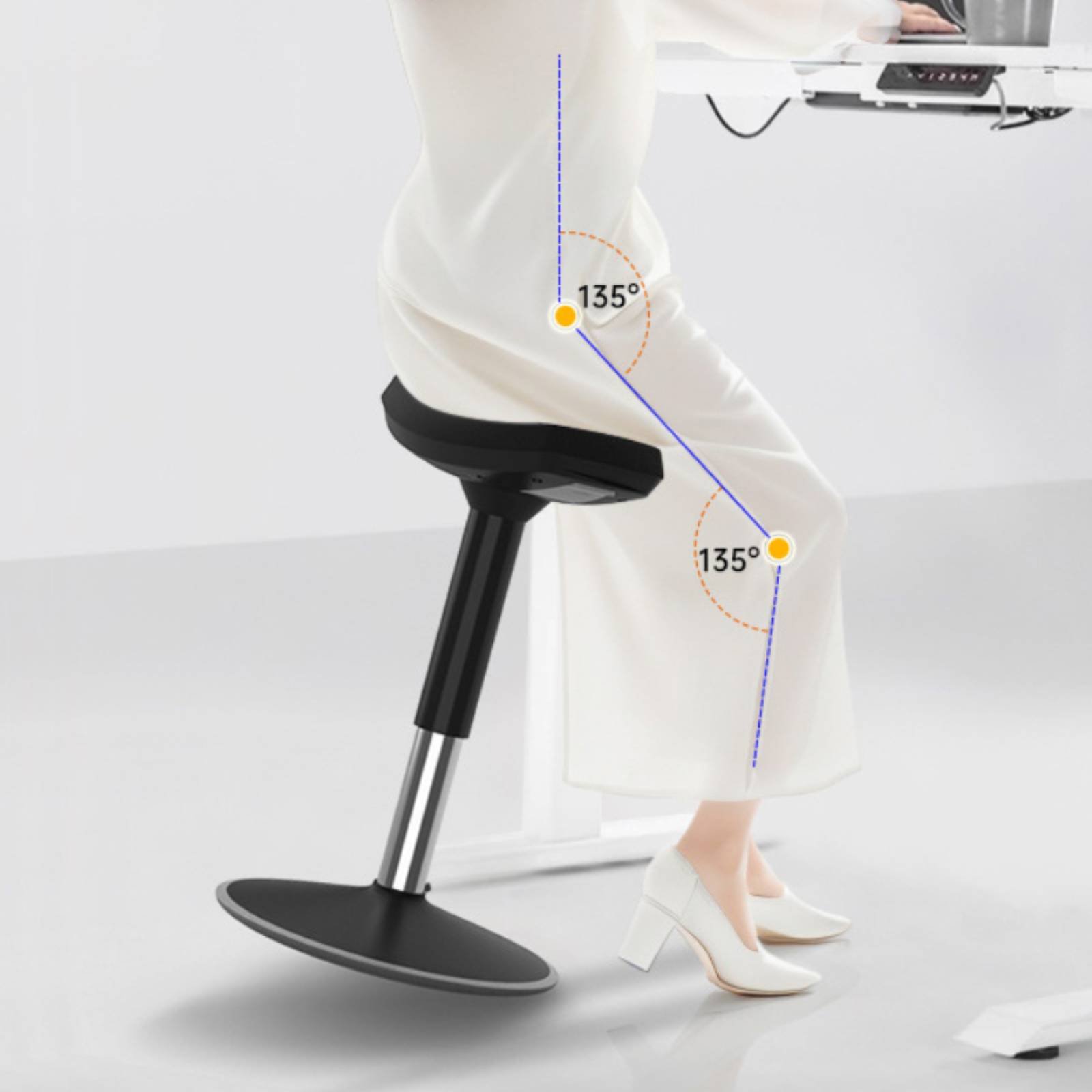 Saddle Stool yang Nyaman untuk - Home Office Chair ulasan dan harga