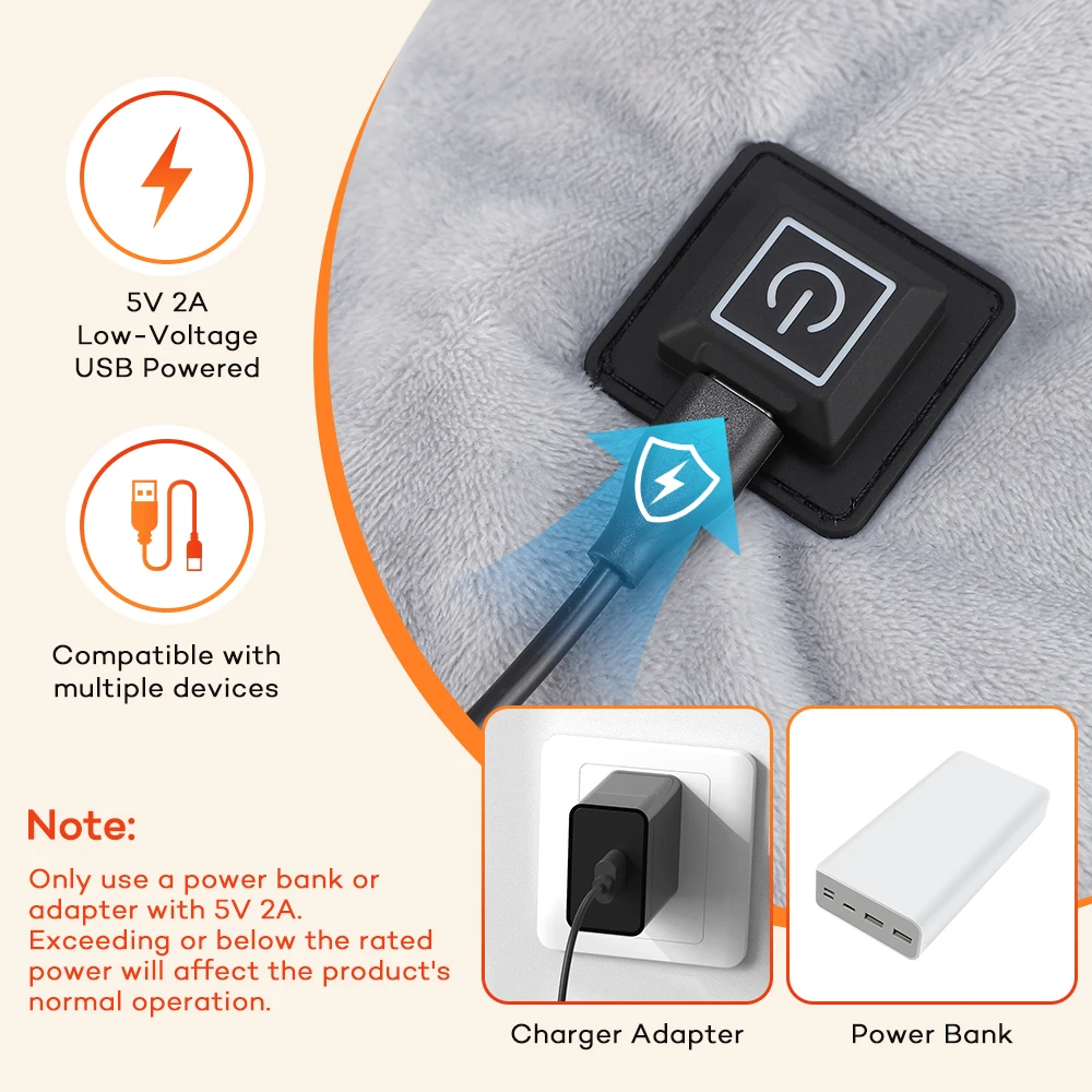 Selendang Berpemanas USB denga - Home Office Hours ulasan dan harga