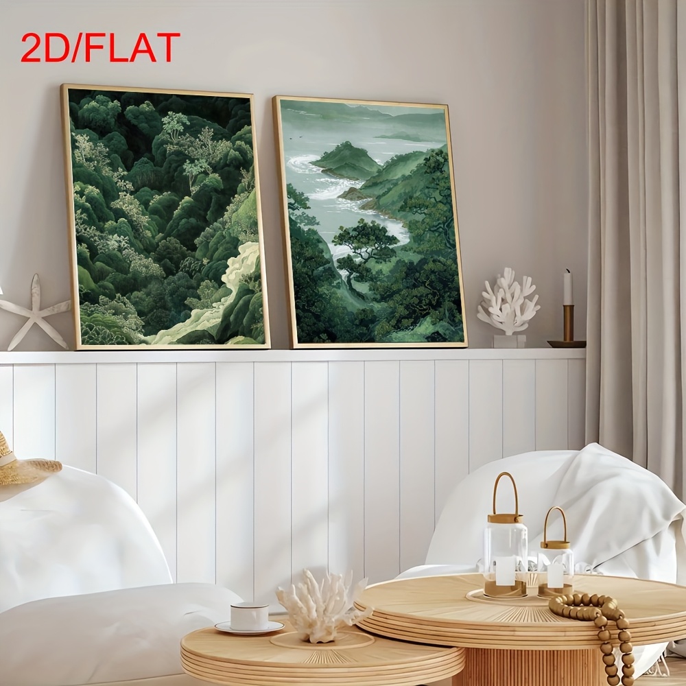 2 Buah Seni Dinding Kanvas Peg - Home Office For Two ulasan dan harga