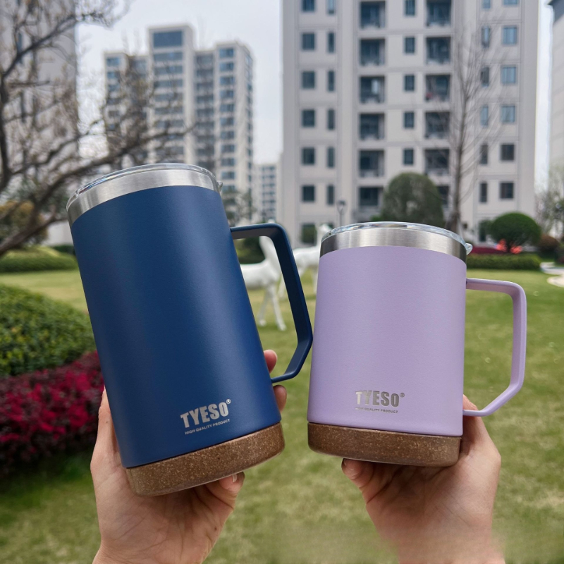 TYESO Mug Kopi Stainless Steel - Home Office Hours ulasan dan harga