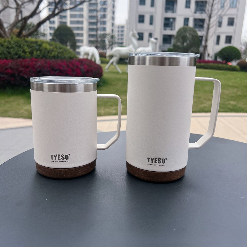 TYESO Mug Kopi Stainless Steel - Home Office Hours ulasan dan harga