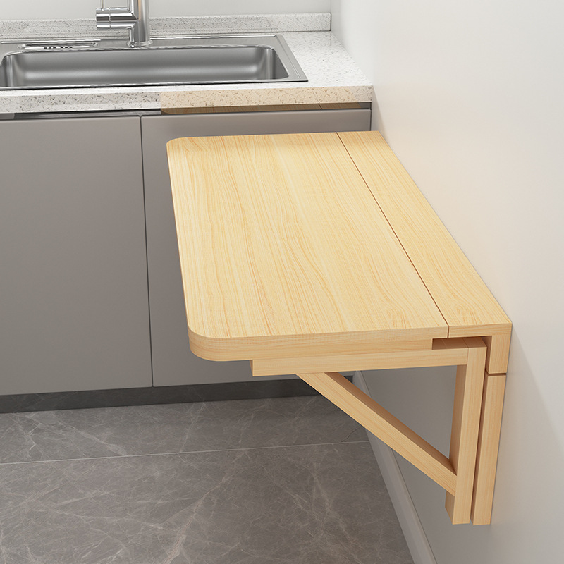 Meja Lipat Dinding Kayu Solid  - Home Office Ikea ulasan dan harga
