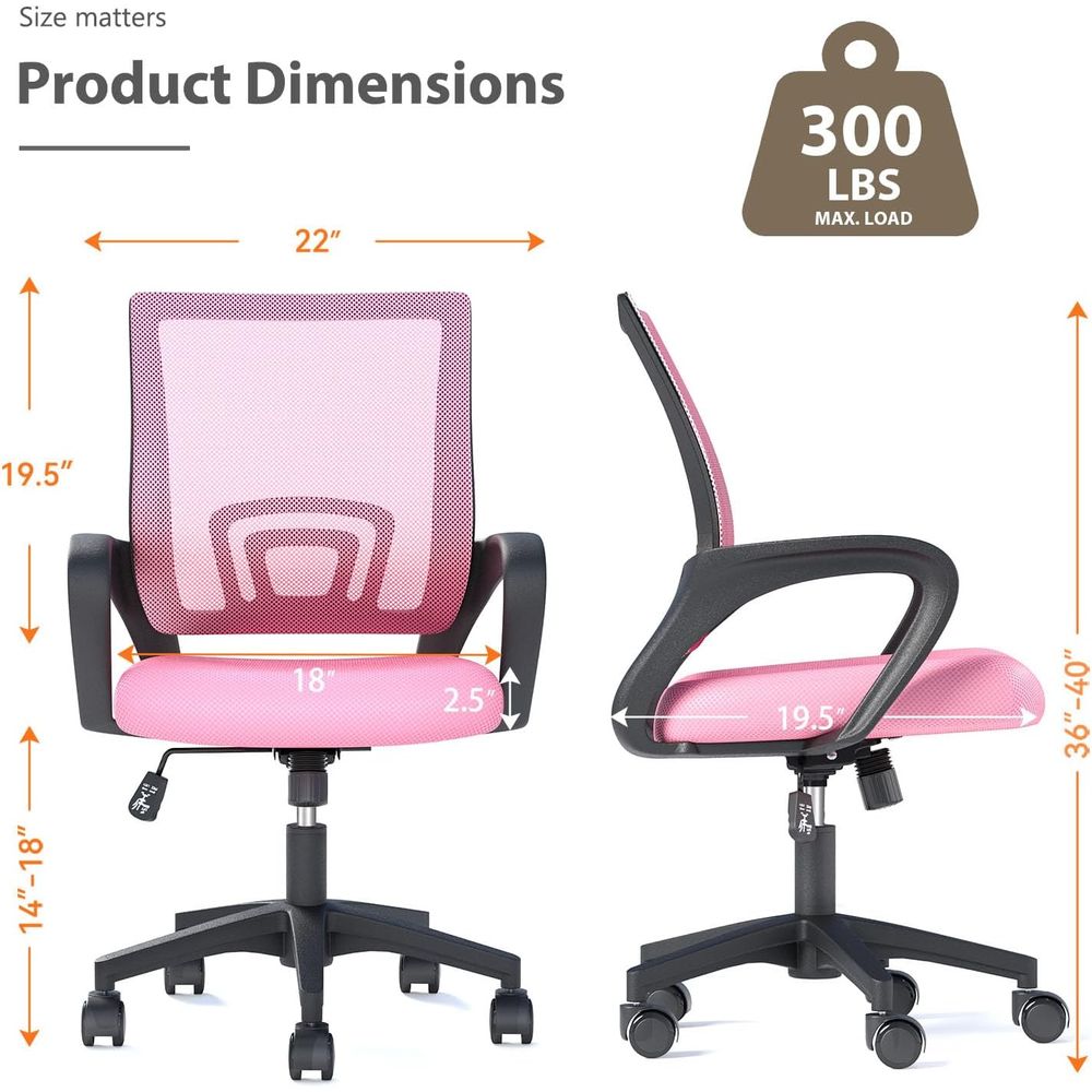 Kursi Kantor Ergonomis Berwarn - Home Office Chair ulasan dan harga